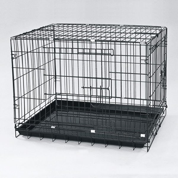 Dayang Metal Köpek Kafesi Siyah 78x48x55 Cm