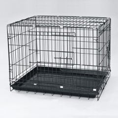 Dayang Metal Köpek Kafesi Siyah 78x48x55 Cm