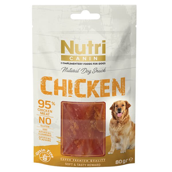 Nutri Canin Tavuklu Tahılsız Köpek Ödül Maması 80 Gr