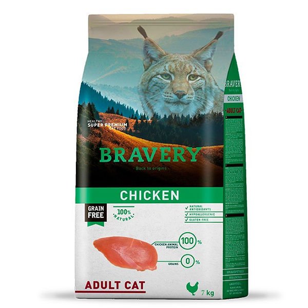 Bravery Adult Tavuklu Yetişkin Kedi Maması 7 Kg
