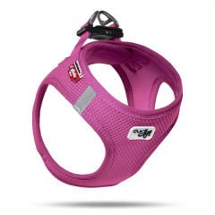 Curli Vest Air-Mesh Köpek Göğüs Tasması Fuşya Medium 45-50 Cm