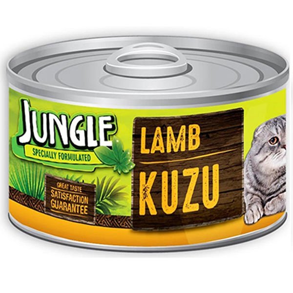 Jungle Kuzu Etli Ezme Yetişkin Kedi Konservesi 85 Gr