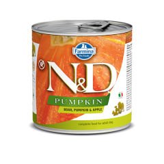 N&D Balkabaklı Domuzlu Yetişkin Köpek Konservesi 285 Gr