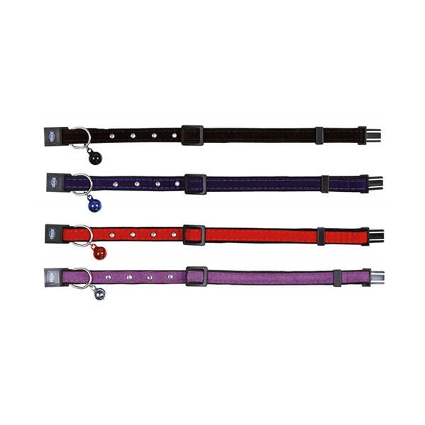 Trixie Kadife Kedi Boyun Tasması Karışık Renkli 24 Cm