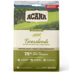 Acana Grasslands Tahılsız Tavuk Ördek Ve Sebzeli Kedi Maması 340 gr