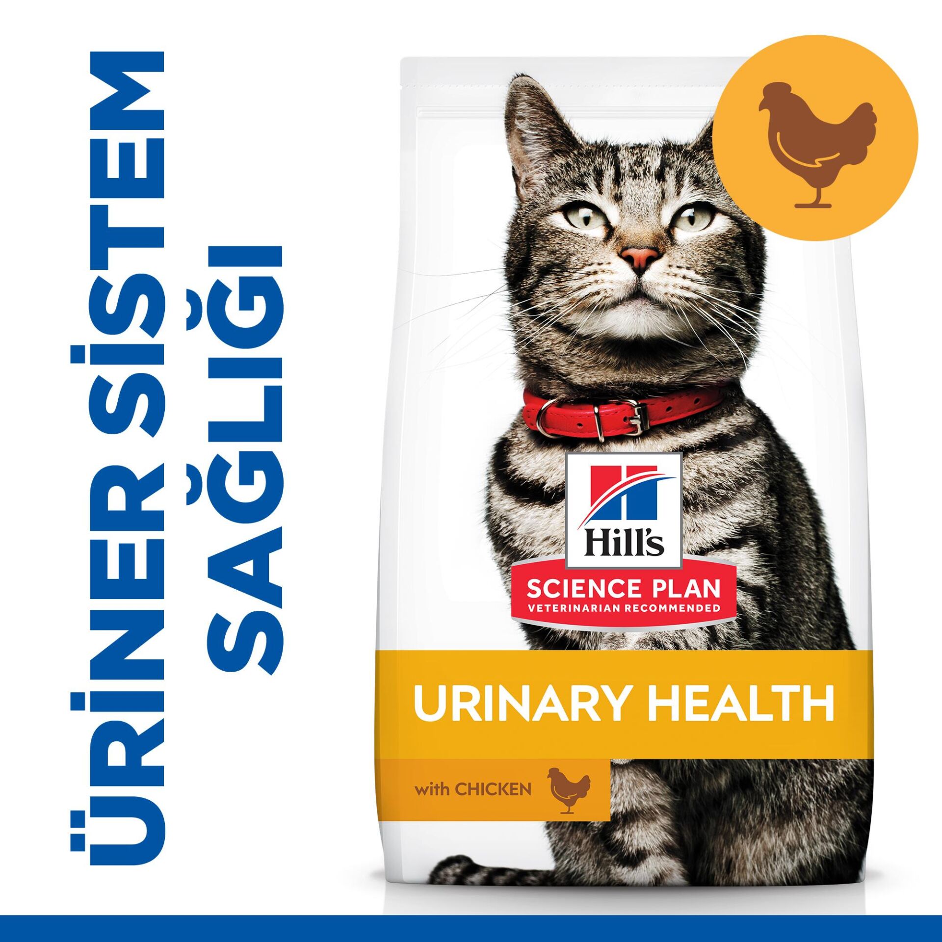 Hill's SCIENCE PLAN Üriner Sağlık +1 Yetişkin Tavuklu Kedi Maması 1,5 kg