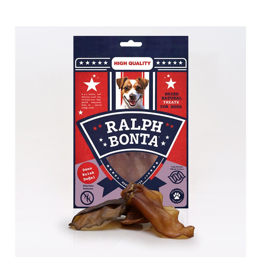 Ralph Bonta Kurutulmuş Dana Kulak Doğal 100 Gr
