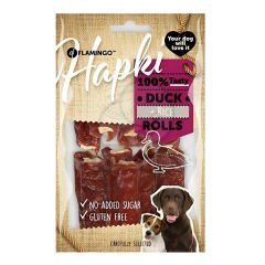 Flamingo Hapki Rolls Ördekli ve Pirinçli Köpek Ödül Maması 85 Gr
