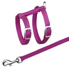 Trixie Kedi Göğüs Tasma Seti Siyah 10 Mm 22-42 Cm