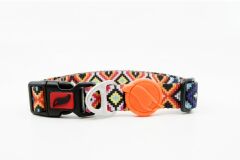 Tailpetz Ethnic Desenli Köpek Boyun Tasması Medium 30x50 Cm