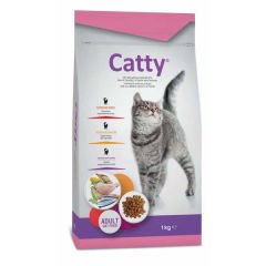 Catty Adult Tavuklu Yetişkin Kedi Maması 1 Kg