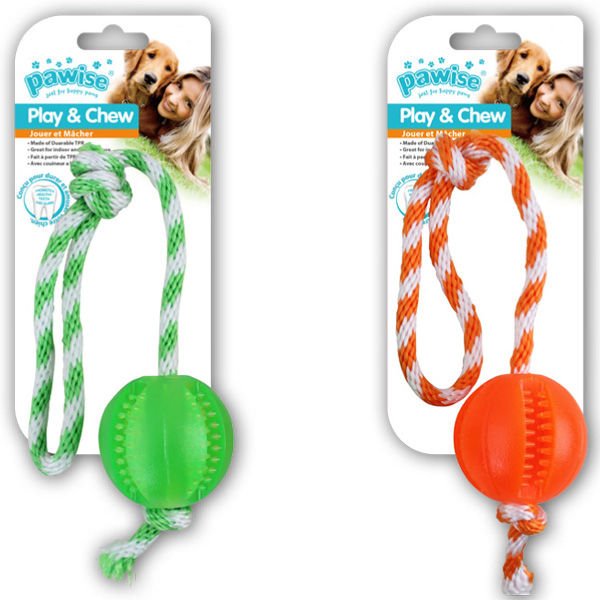 Pawise İpli Top Köpek Kemirme Oyuncağı 40 Cm