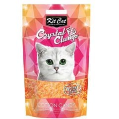 Kit Cat Topaklanan Pamuk Şeker Kokulu Silika Kedi Kumu 4 Lt