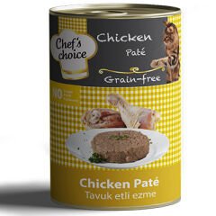 Chefs Choice Kıyılmış Tavuk Etli Tahılsız Yetişkin Kedi Konservesi 400 Gr