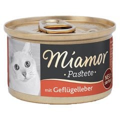 Miamor Pastete Ciğerli Tahılsız Konserve Kedi Maması 85 Gr