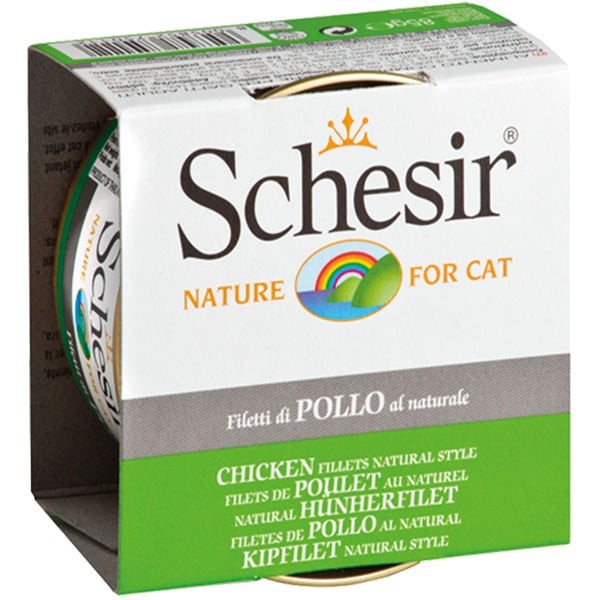 Schesir Tavuklu Naturel Konserve Kedi Maması 1 Adet 85 Gr