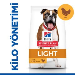 Hills Adult Light Medium Tavuklu Yetişkin Köpek Maması 2.5 Kg