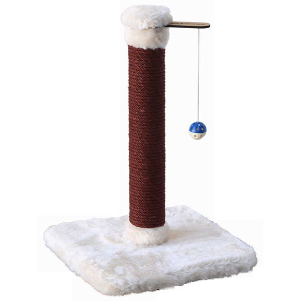 Kralle Kedi Tırmalama Ve İpli Oyuncak Gri 35x35x54h Cm