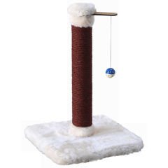 Kralle Kedi Tırmalama Ve İpli Oyuncak Gri 35x35x54h Cm