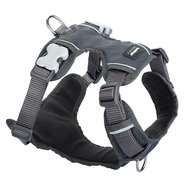 Red Dingo Konfor Gri Polarlı Köpek Göğüs Tasması 20 Mm