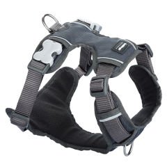 Red Dingo Konfor Gri Polarlı Köpek Göğüs Tasması 20 Mm