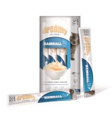 M-Pets Creamy Hairball Tavuklu ve Tuna Balıklı Kedi Ödülü 4x15 Gr