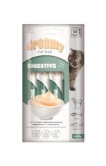 M-Pets Creamy Digestive Kuzulu Somonlu ve Tuna Balıklı Kedi Ödülü 4x15 Gr