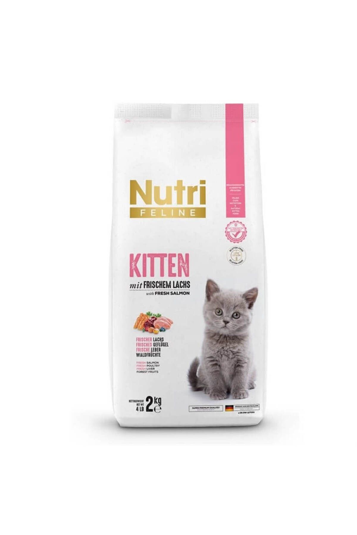 Nutri Feline Kitten Tahılsız Somonlu Yavru Kedi Maması 2 kg