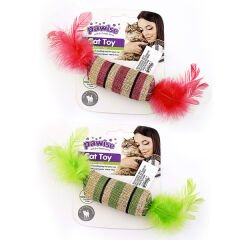 Pawise Striped Cat Toy Şeker Kedi Oyuncağı Renkli
