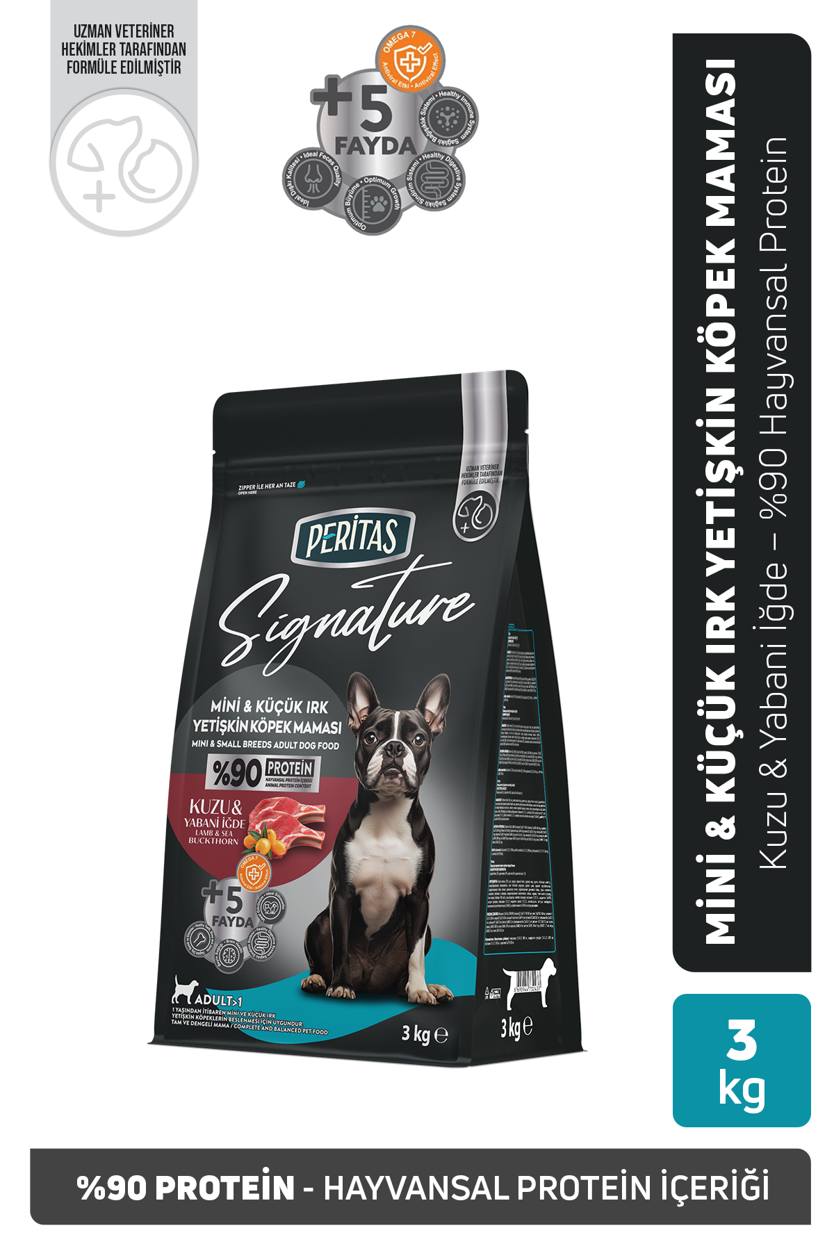 Signature Kuzulu Küçük Irk Yetişkin Köpek Maması 3 Kg
