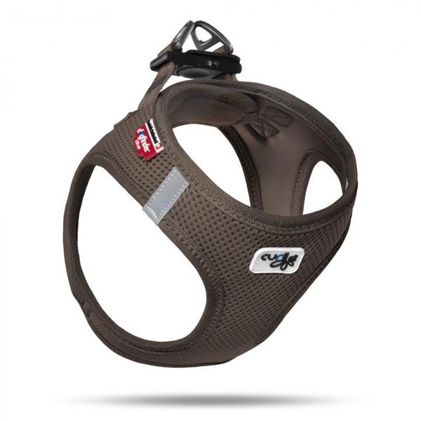 Curli Vest Air-Mesh Köpek Göğüs Tasması Kahverengi Large 50-56 Cm