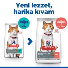 Hill's SCIENCE PLAN Kısırlaştırılmış Yetişkin Somonlu Kedi Maması 1,5 kg