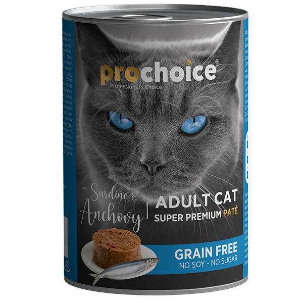Pro Choice Adult Sardunya ve Hamsili Yetişkin Kedi Konservesi 400 Gr