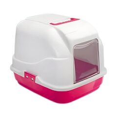 İmac My Cat Filtresiz Kapalı Kedi Tuvaleti Pembe 50x40x40 Cm