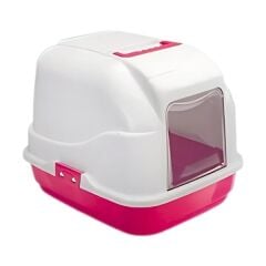 İmac My Cat Filtresiz Kapalı Kedi Tuvaleti Pembe 50x40x40 Cm