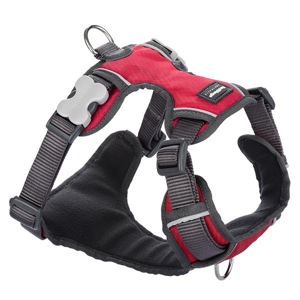 Red Dingo Konfor Kırmızı Polarlı Köpek Göğüs Tasması 25 Mm