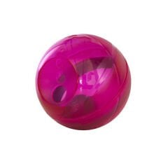 Rogz Toyz Tumbler Yavaş Besleme Ödül Hazneli Köpek Oyun Topu Pembe 12 Cm