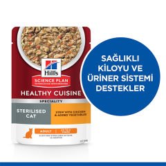 Hills Young Sterilised Tavuklu Kısırlaştırılmış Kedi Maması 15 Kg