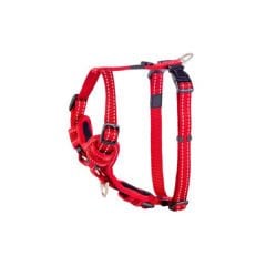 Rogz Utility Control Tuig Durma Çekme Kontrollü Dokuma Köpek Göğüs Tasması Kırmızı Xlarge 2.5x60-100 Cm