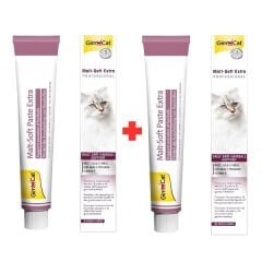 Gimcat Malt Soft Extra Tüy Yumağı Önleyici Kedi Macunu 2x20 Gr