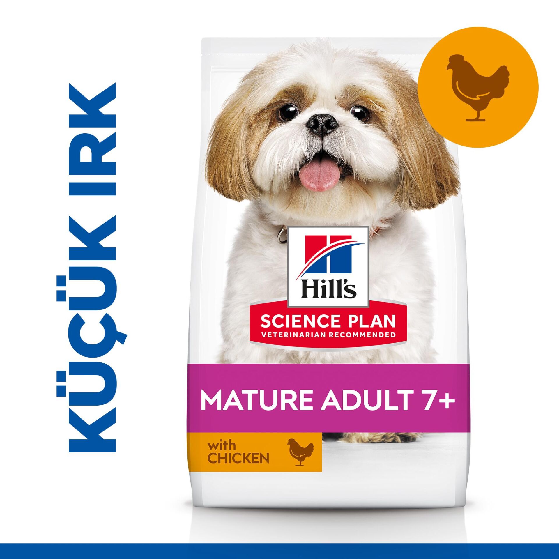 Hill's SCIENCE PLAN +7 Yaşlı Küçük ve Mini Irk Tavuklu Köpek Maması 1,5 kg