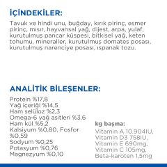 Hill's SCIENCE PLAN +7 Yaşlı Küçük ve Mini Irk Tavuklu Köpek Maması 1,5 kg