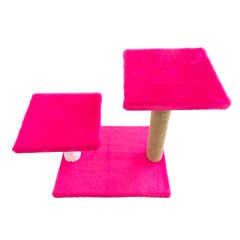 Petzz Kedi Tırmalama Tahtası Pembe 28-42x45x33 Cm