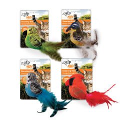 Afp Natural Instinct Zıplayan Kuş Peluş Kedi Oyuncağı