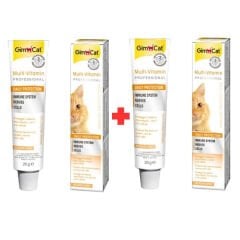 Gimcat Multi Vitamin Paste 12 Vitaminli Kedi Malt Macunu 2x20 Gr