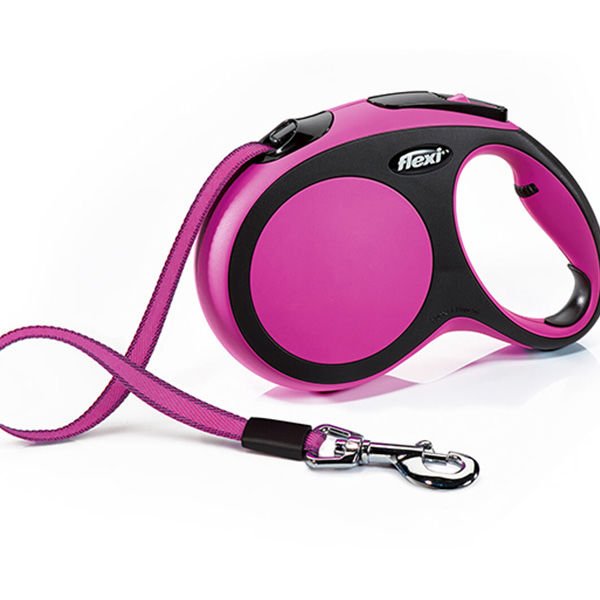 Flexi New Comfort Şerit Otomatik Gezdirme Tasması (L) 5M Pembe