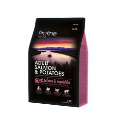 Profine Düşük Tahıllı Adult Somonlu Yetişkin Köpek Maması 3 Kg