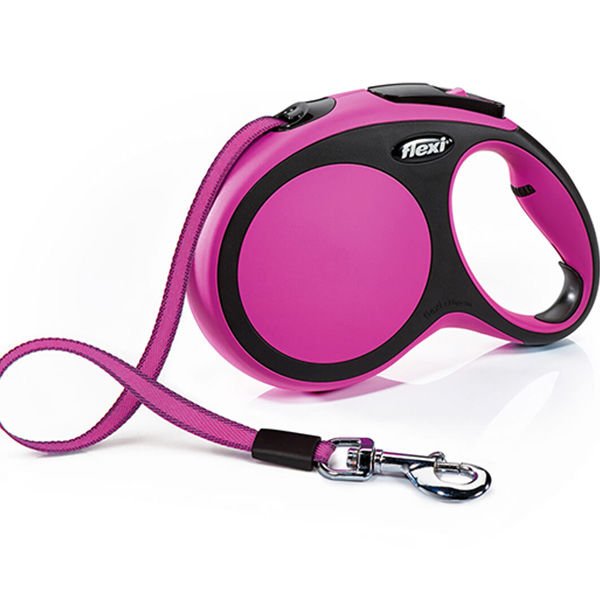 Flexi New Comfort Şerit Otomatik Gezdirme Tasması (L) 8M Pembe