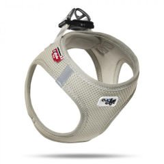 Curli Vest Air-Mesh Köpek Göğüs Tasması Gri Xxsmall 30-35 Cm