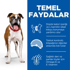 Hill's SCIENCE PLAN Light Yetişkin Orta Irk Tavuklu Köpek Maması 2,5 kg